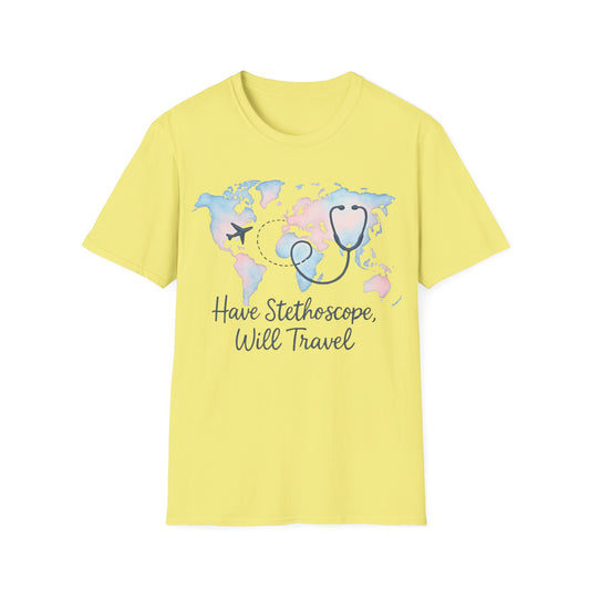Stethoscope Travel T-Shirt