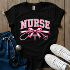 Nurse Babe Bow T-Shirt