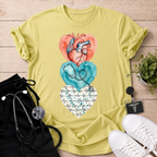Watercolor Heart Trio T-Shirt