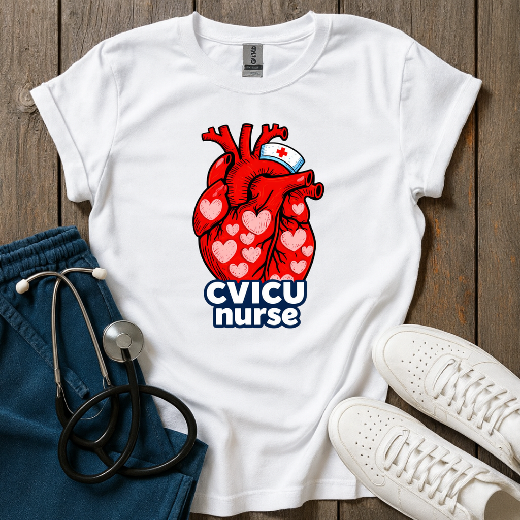 CVICU Heart T-Shirt