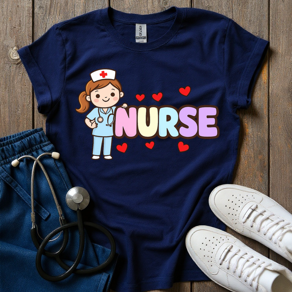 Cute Nurse Love T-Shirt