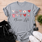 Nurse Life Icons T-Shirt
