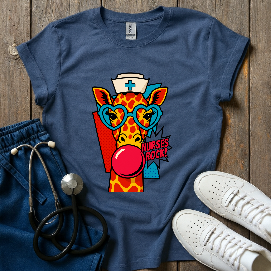 Nurse Giraffe T-Shirt