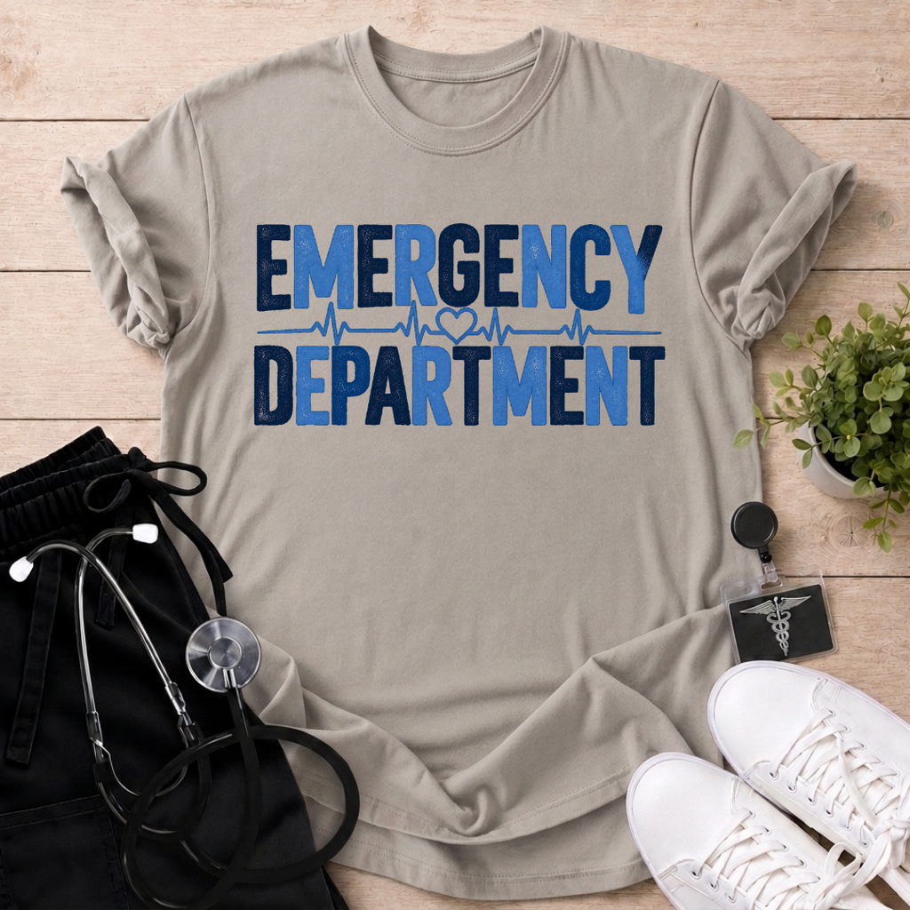 Emergency Department Heartbeat T-Shirt