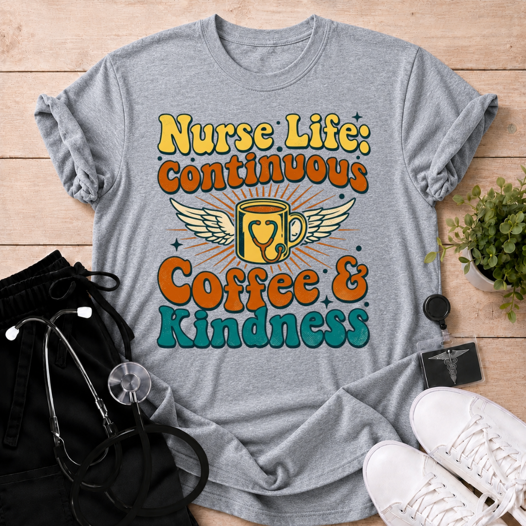 Continuous Coffee and Kindness T-Shirt