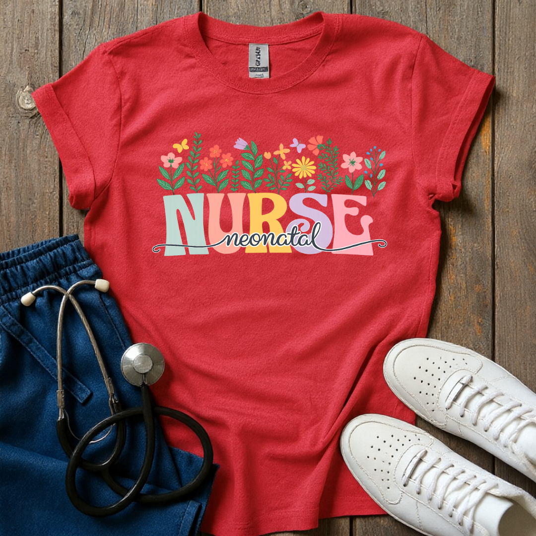Blooming Neonatal Nurse T-Shirt