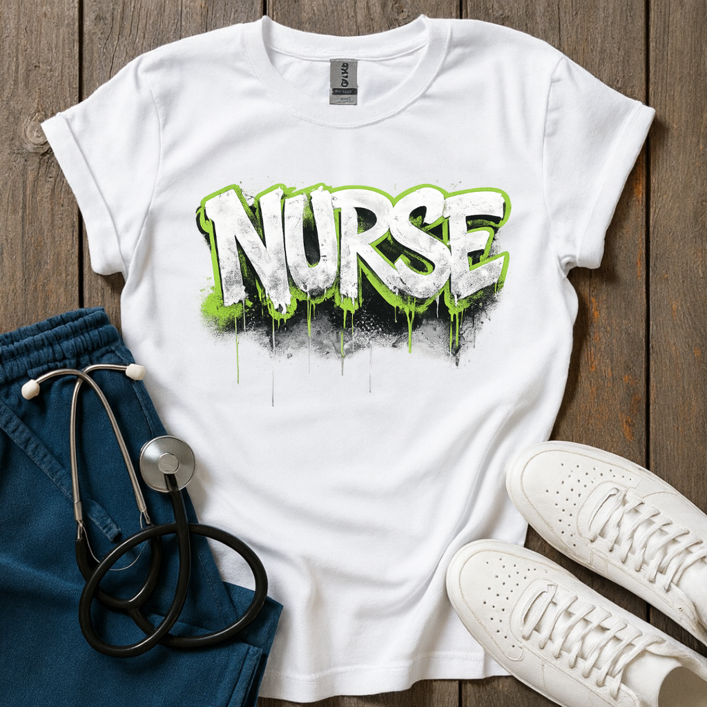 Drip Graffiti Nurse T-Shirt