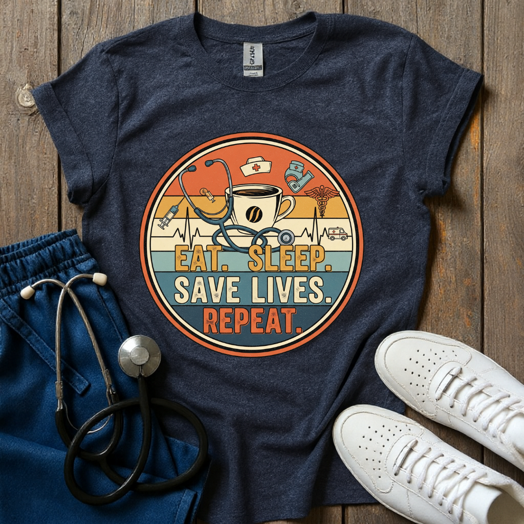 Save Lives Repeat T-Shirt
