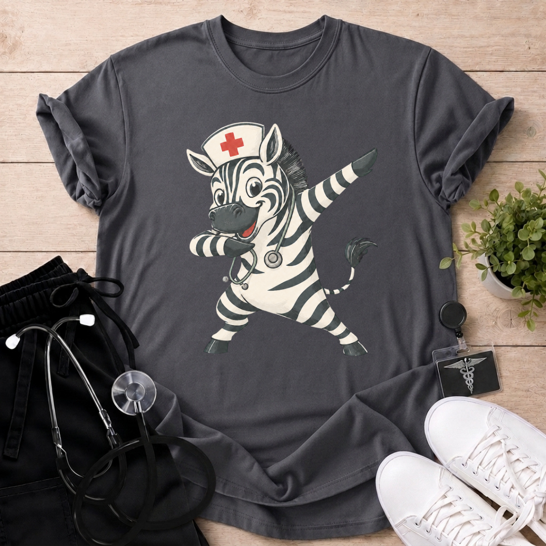 Zebra Nurse T-Shirt