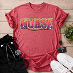 Retro Sunset Nurse T-Shirt