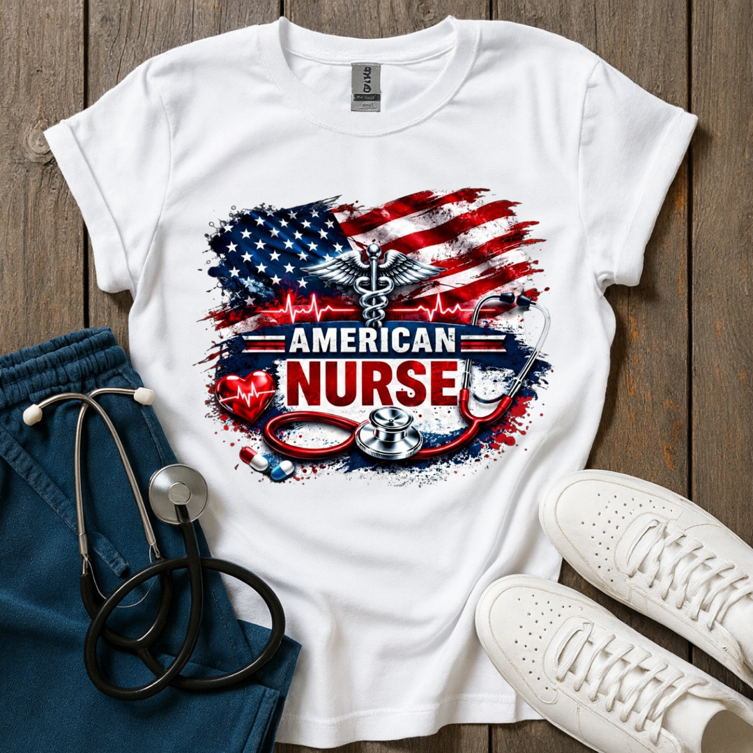Freedom USA Nurse T-Shirt