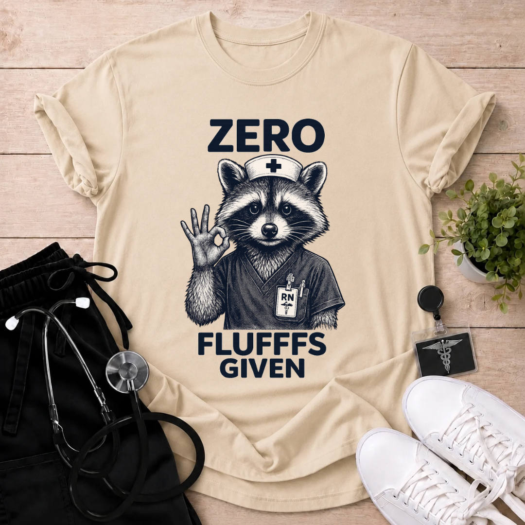 Zero Fluffs Given T-Shirt
