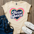 Heart Nurse Queen T-Shirt