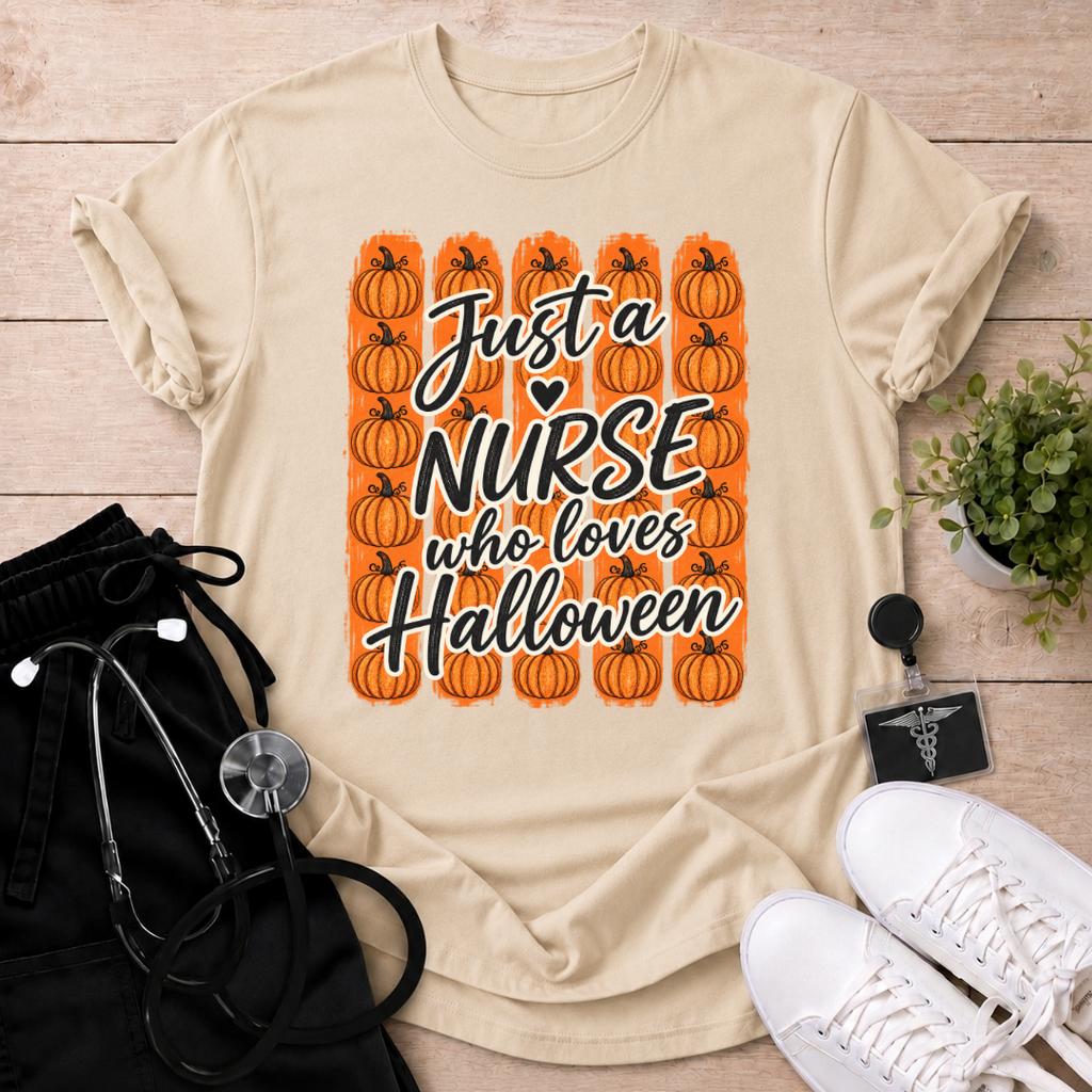 Nurse Who Loves Halloween T-Shirt