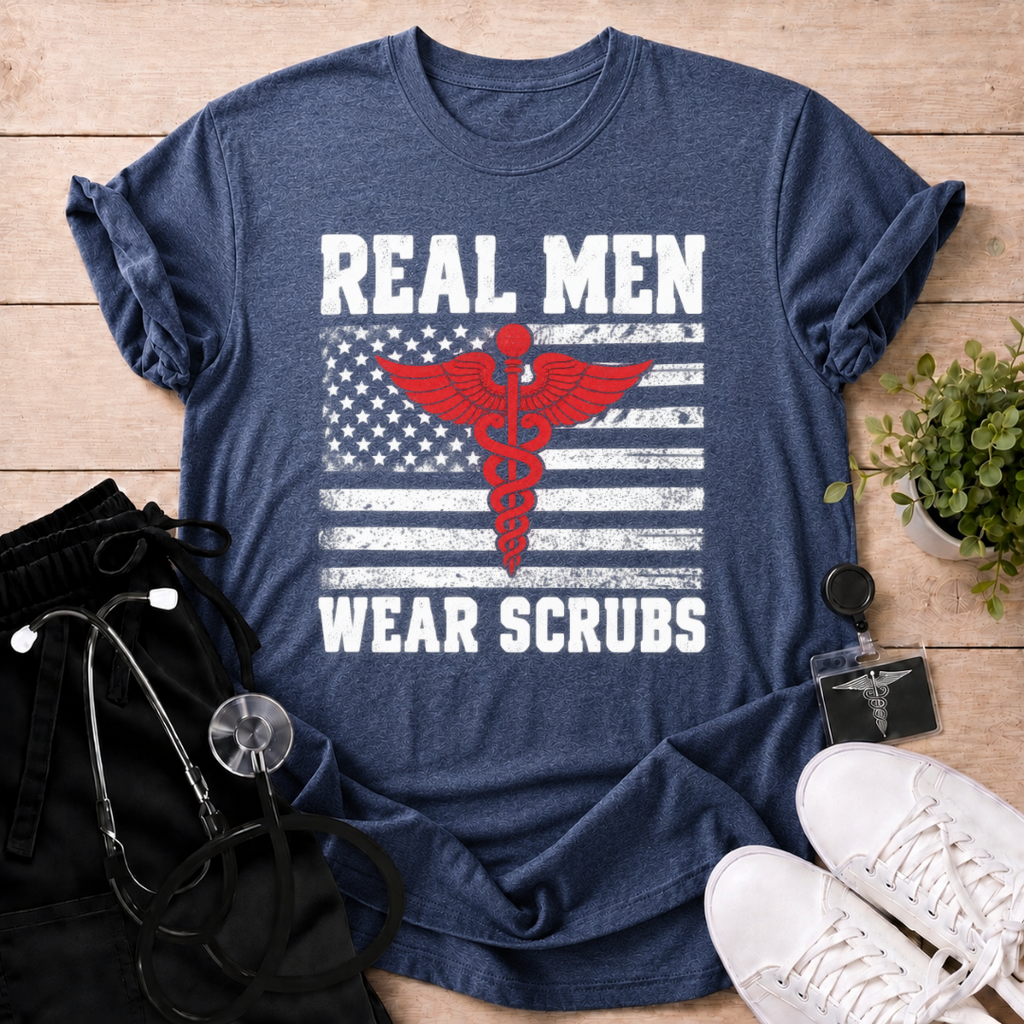 Real Men Wear Scrubs T-Shirt