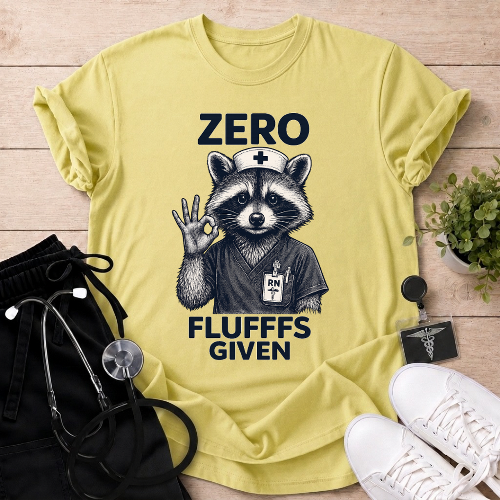 Zero Fluffs Given T-Shirt