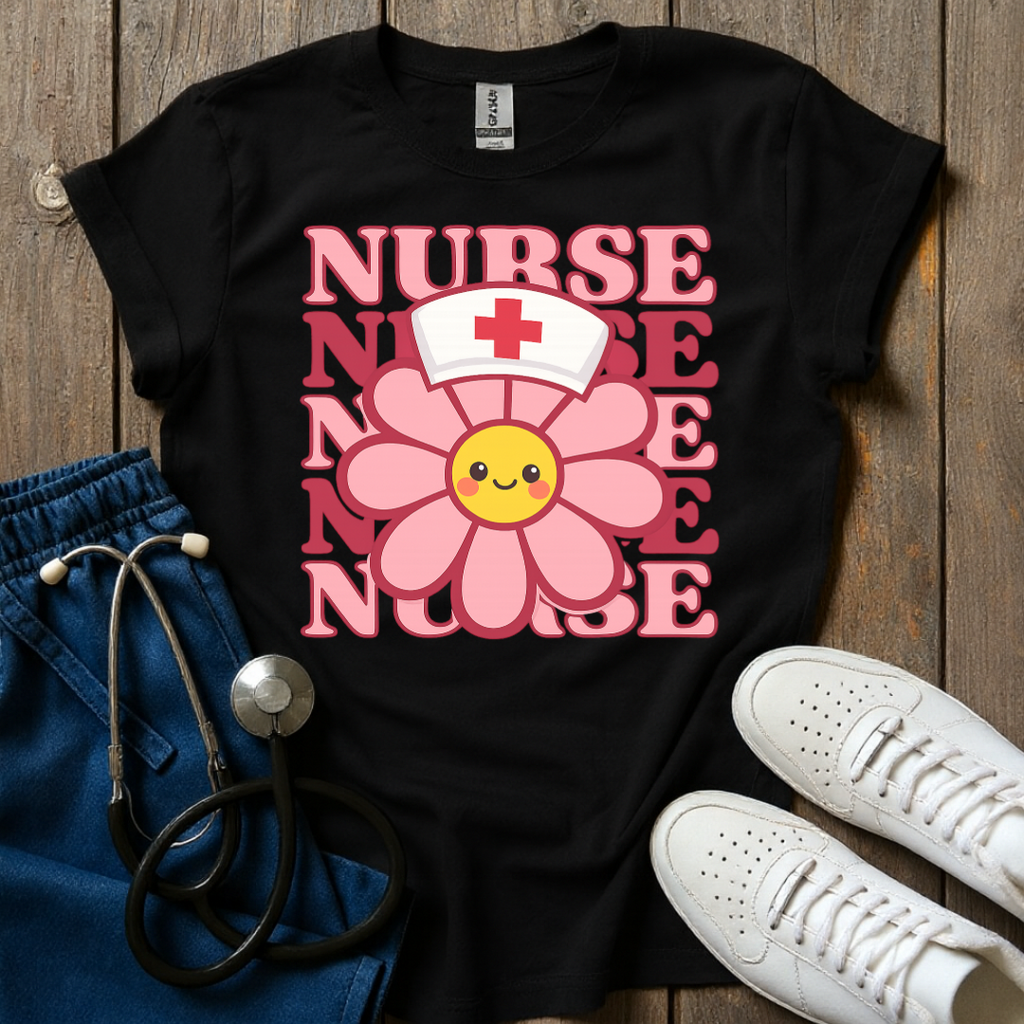 Flower Nurse T-Shirt