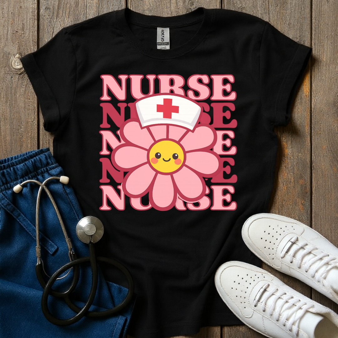Flower Nurse T-Shirt