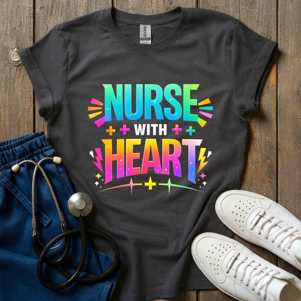 Nurse With Heart  T-Shirt