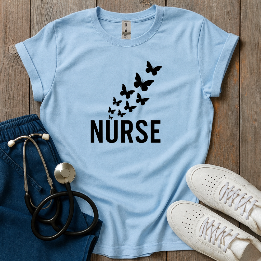 Nurse Butterfly T-Shirt