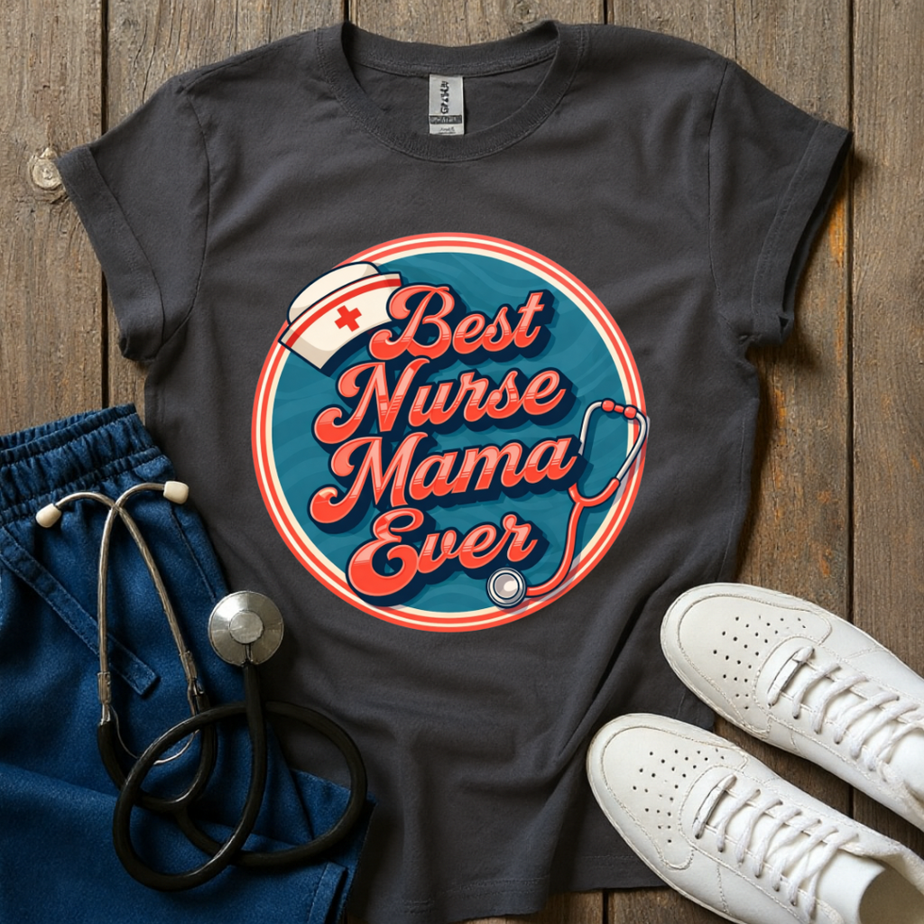 Best Nurse Mama T-Shirt