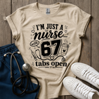 67 Tabs Open T-Shirt