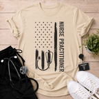 Nurse Practitioner Flag  T-Shirt