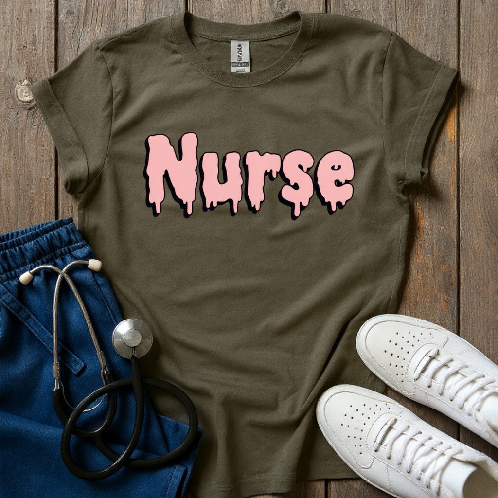 Pink Melt Nurse T-Shirt