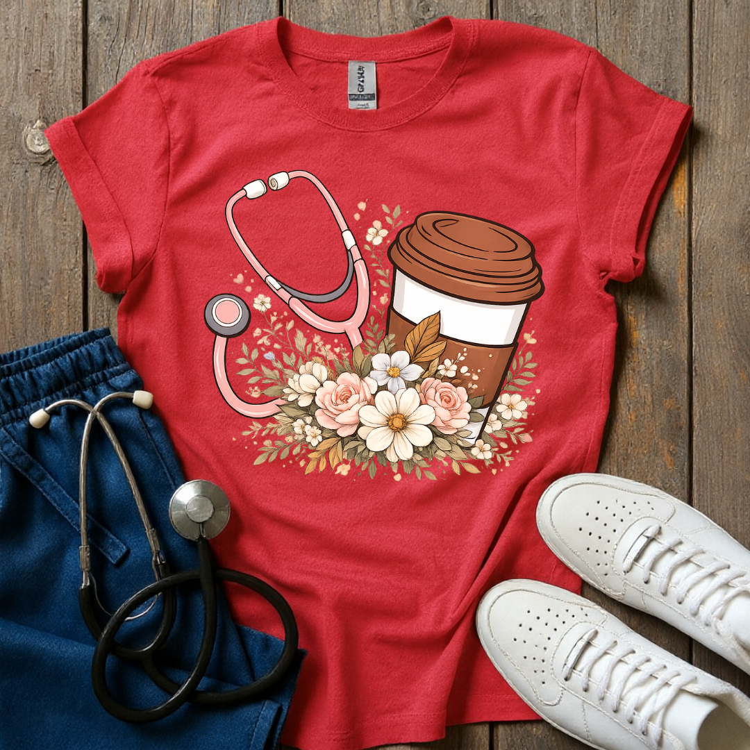 Caffeine Care Bloom T-Shirt