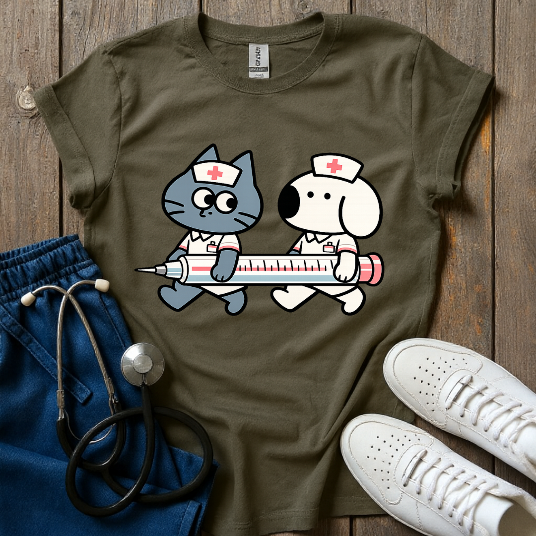 Cat And Dog T-Shirt