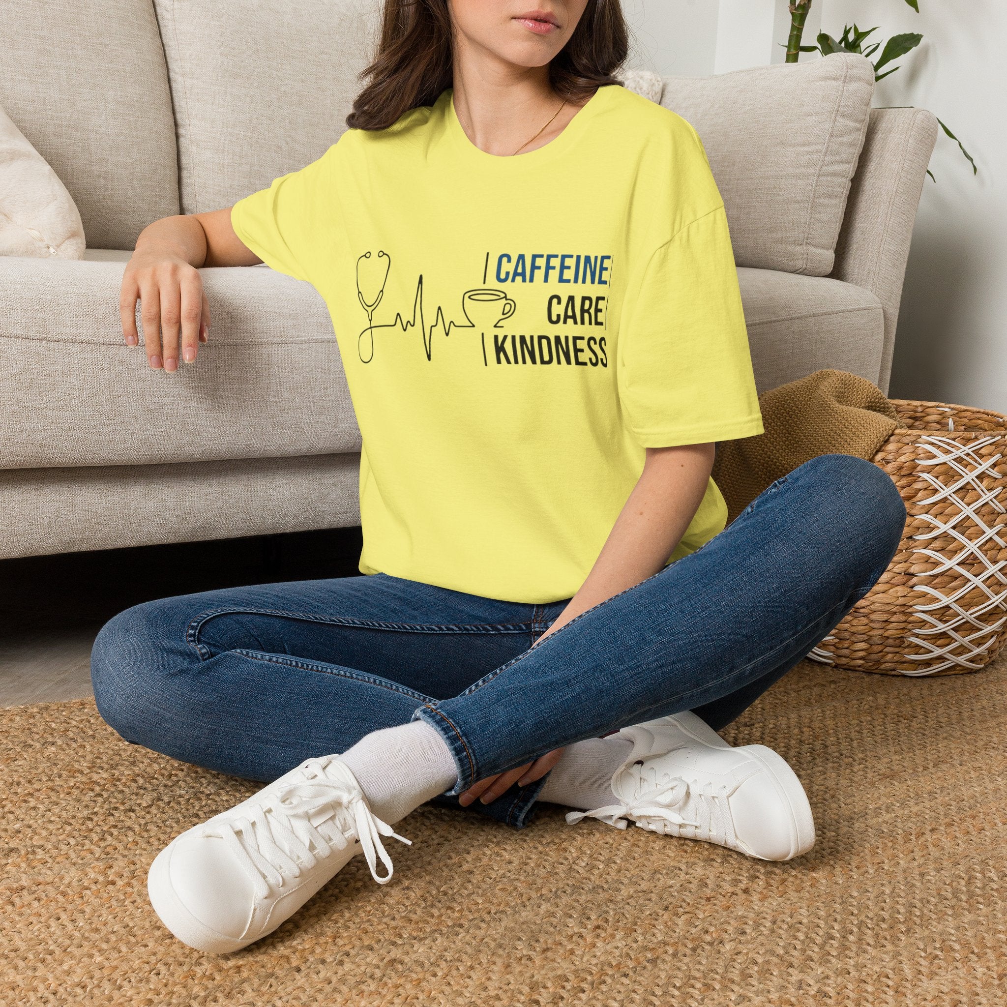 Caffeine Care Kindness T-Shirt