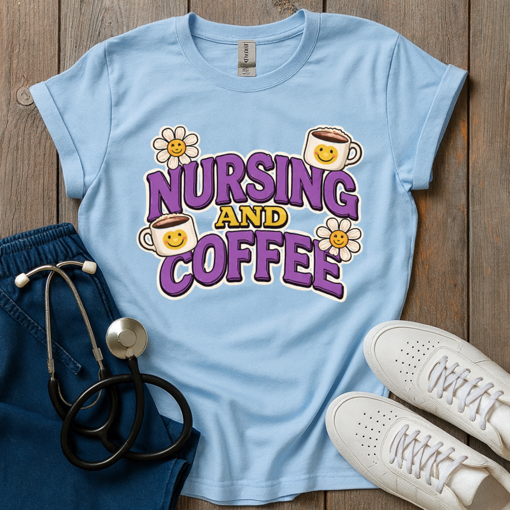 Nursing And Coffee T-Shirt