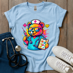 Colorful Nurse Bear T-Shirt