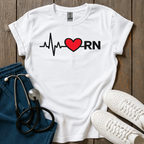 EKG Heart RN T-Shirt