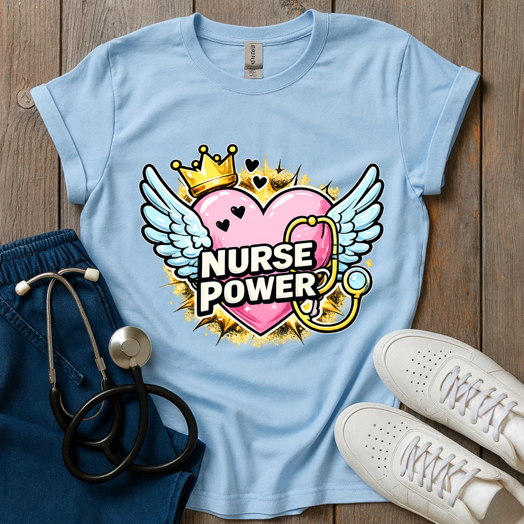Nurse Power Wings T-Shirt
