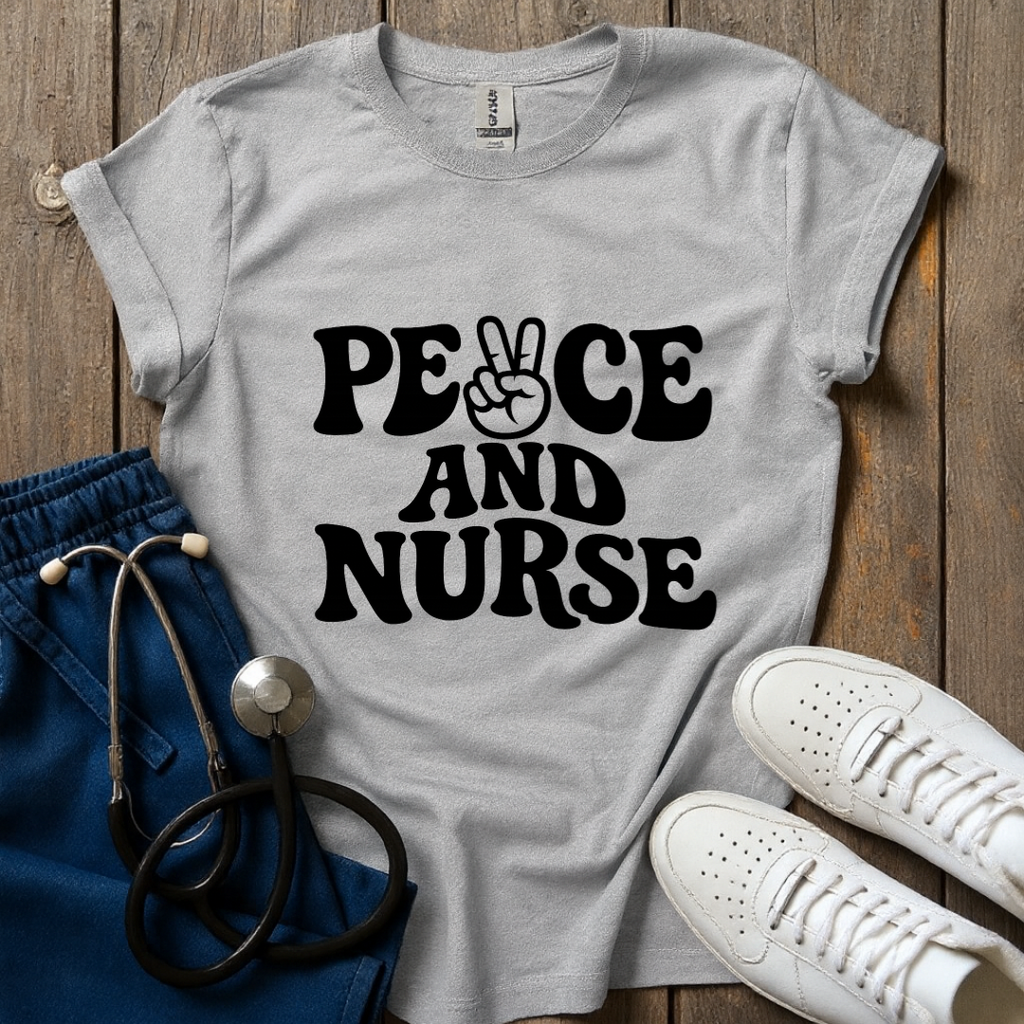 Peace And Nurse T-Shirt