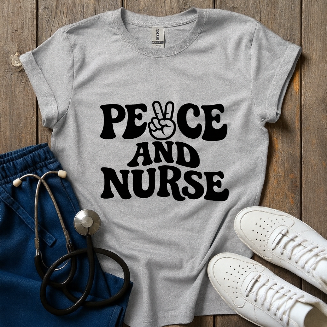 Peace And Nurse T-Shirt