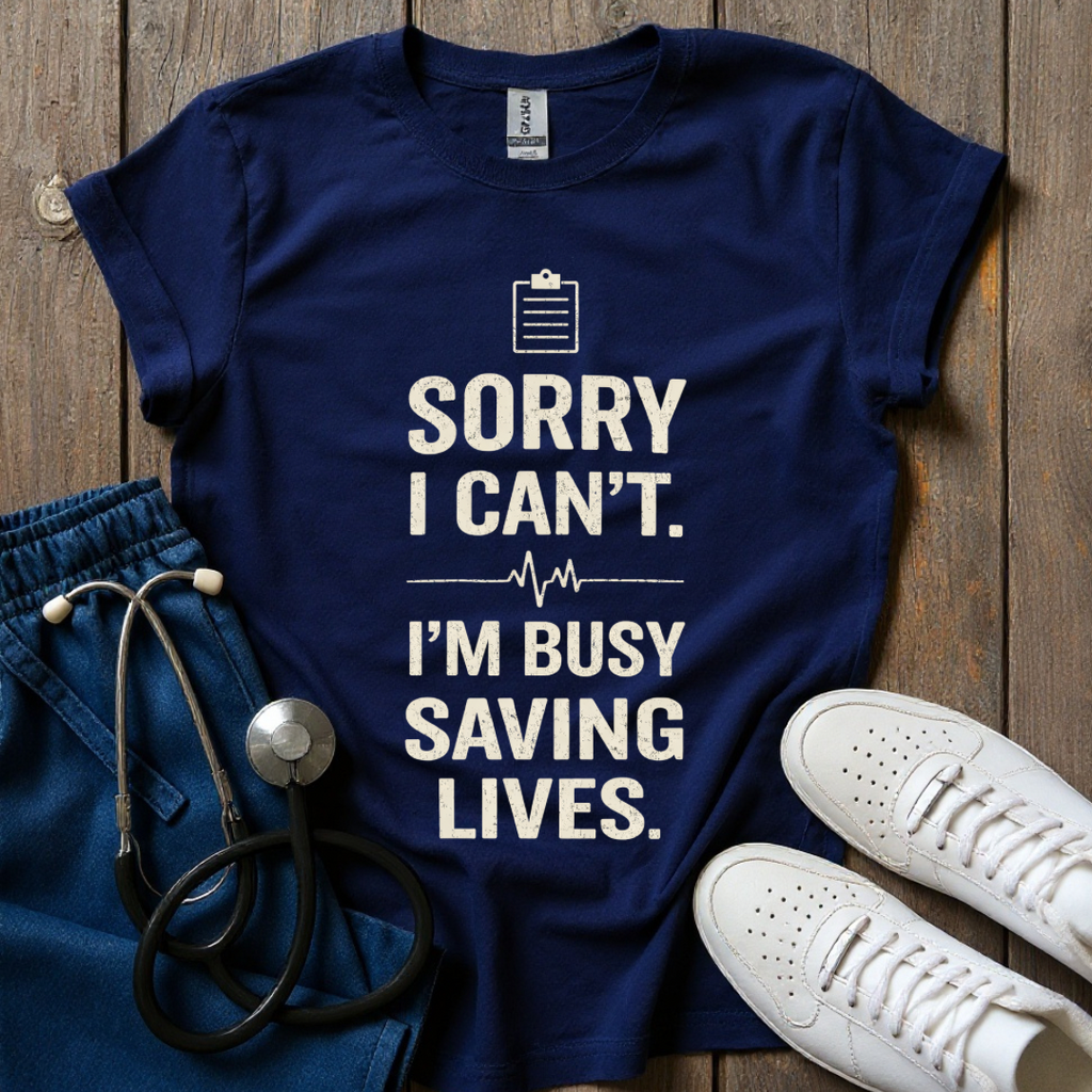 Busy Saving Lives T-Shirt