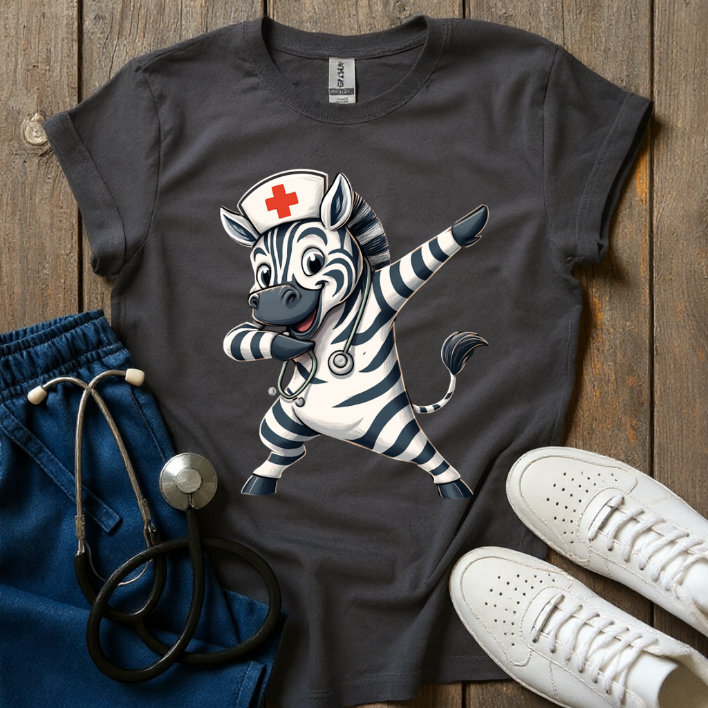 Zebra Nurse T-Shirt