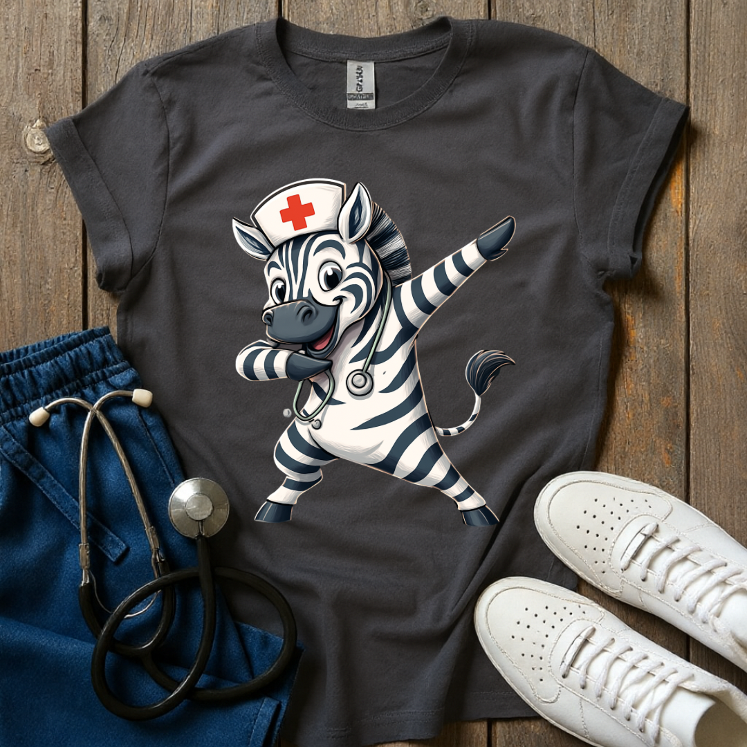 Zebra Nurse T-Shirt