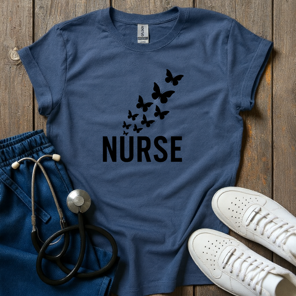 Nurse Butterfly T-Shirt