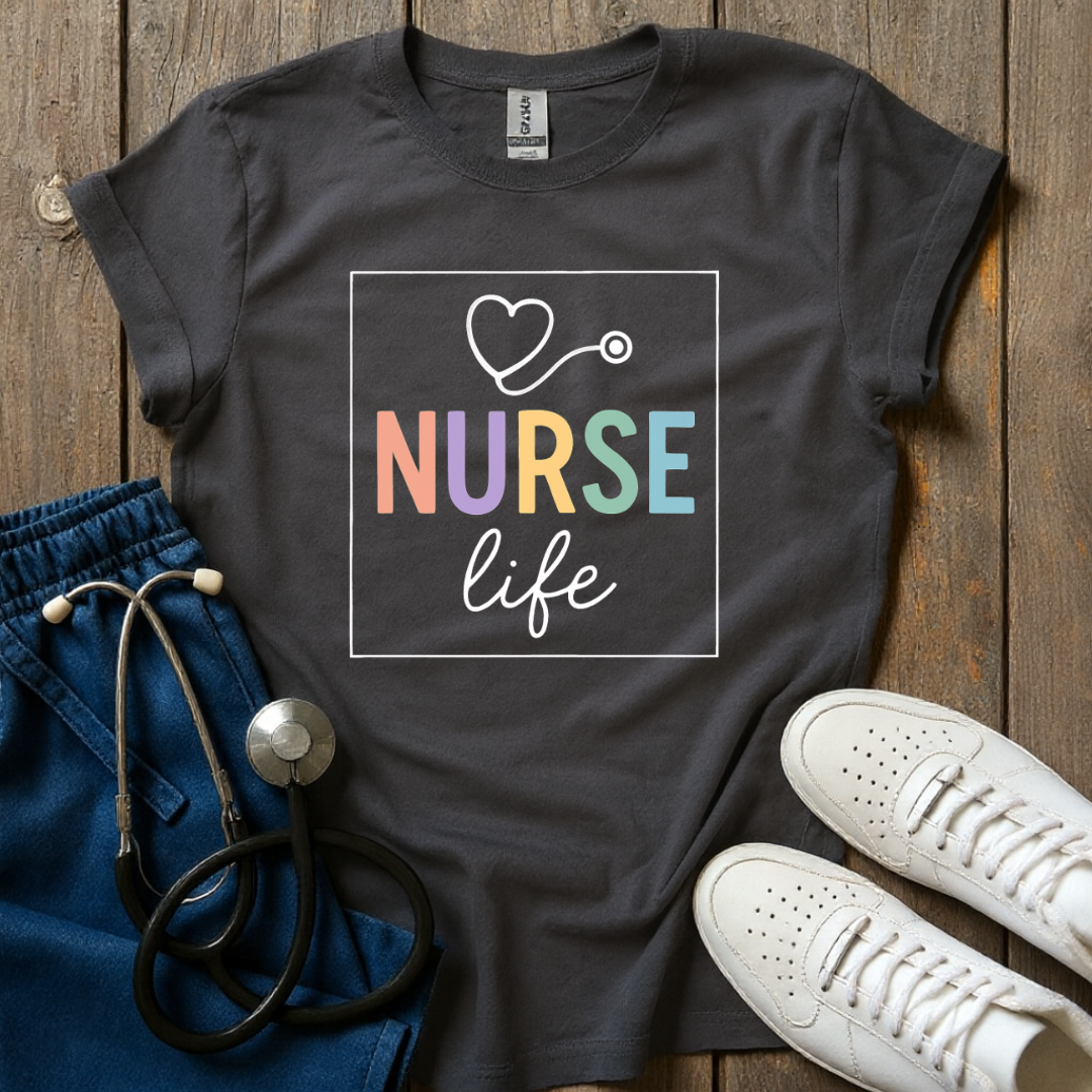 Nurse Life Frame T-Shirt