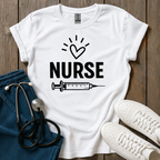 Heart Nurse Syringe T-Shirt