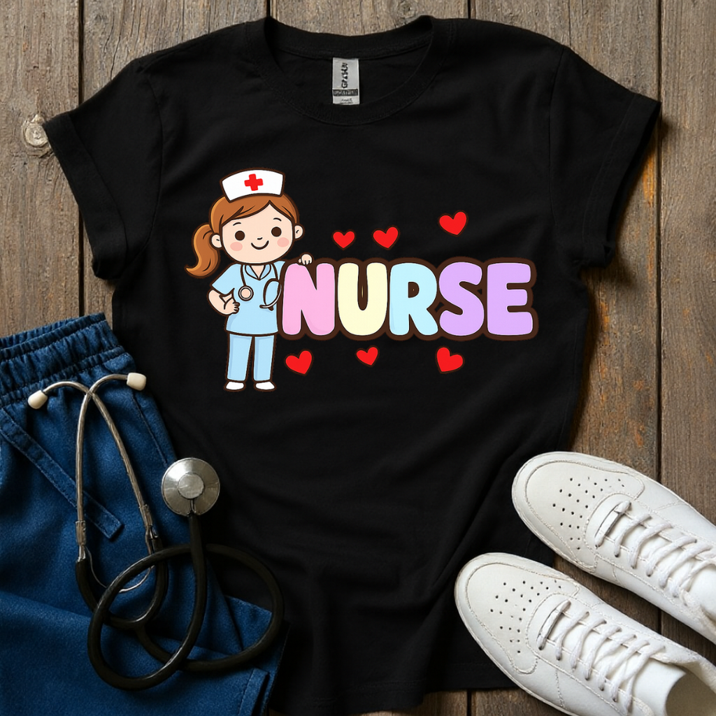 Cute Nurse Love T-Shirt