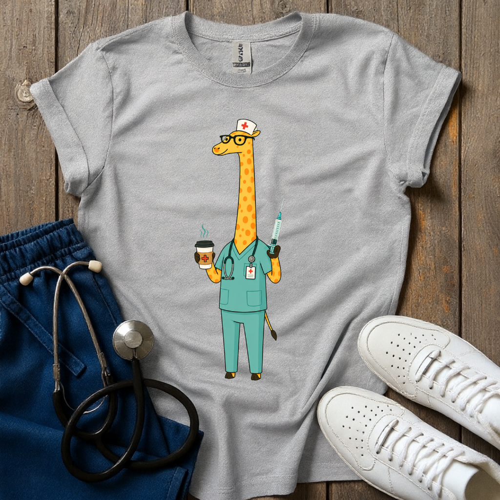 Giraffe Nurse T-Shirt