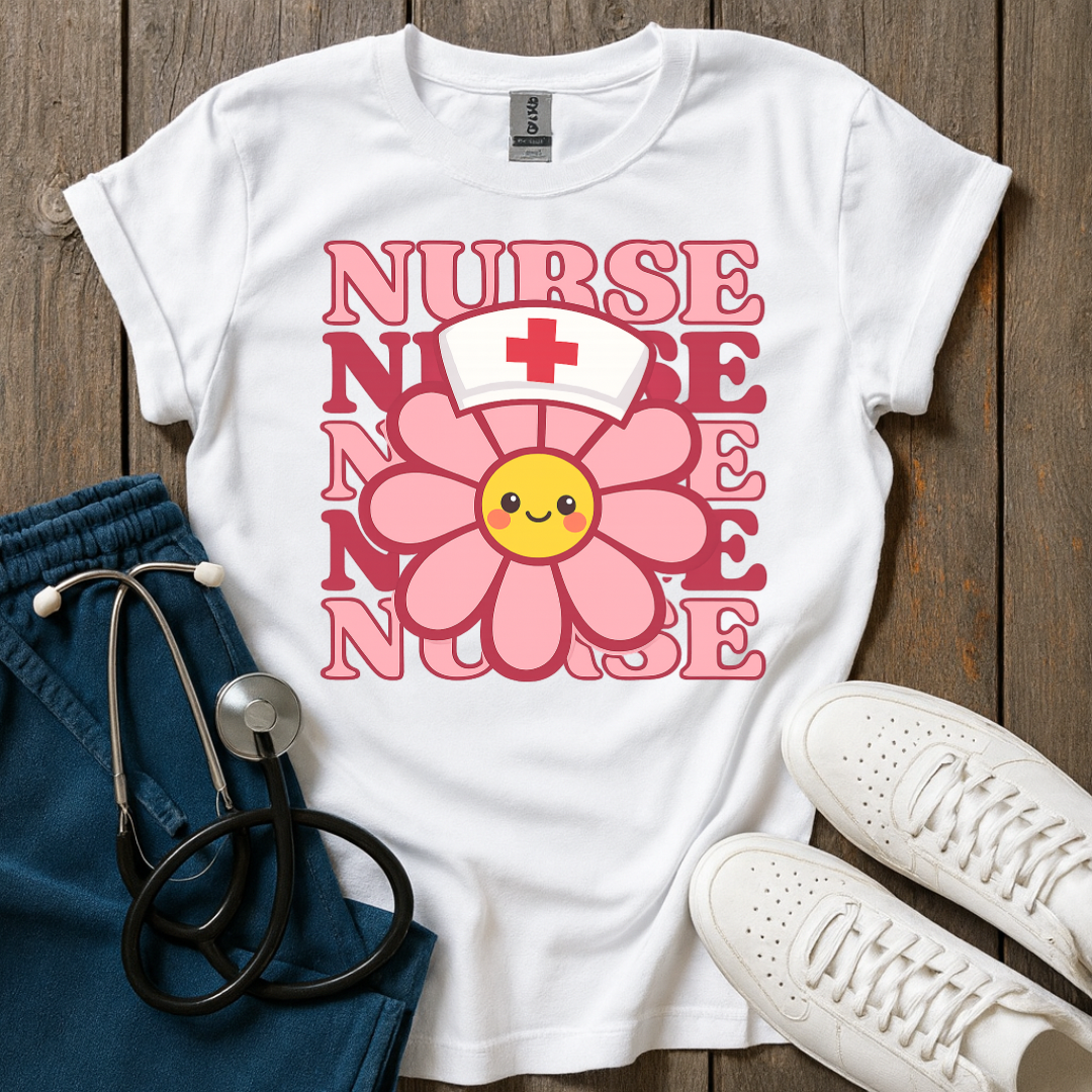Flower Nurse T-Shirt
