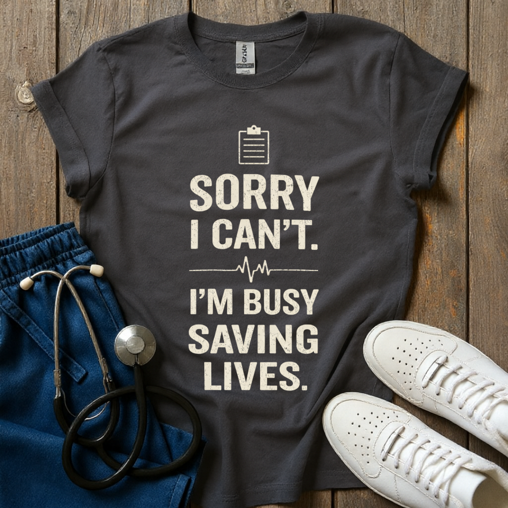Busy Saving Lives T-Shirt
