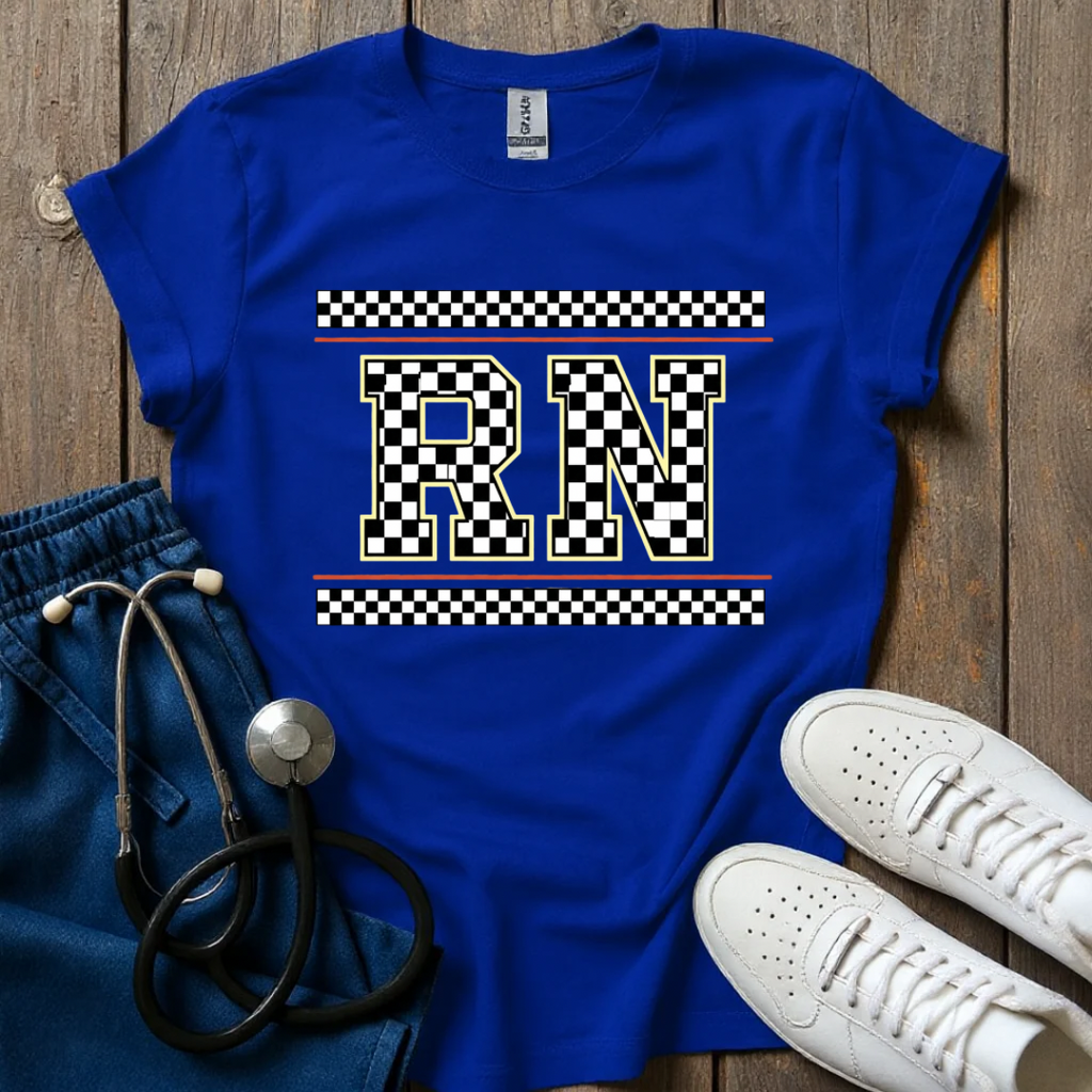 Retro Checker RN T-Shirt