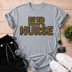 Leopard ER Nurse T-Shirt