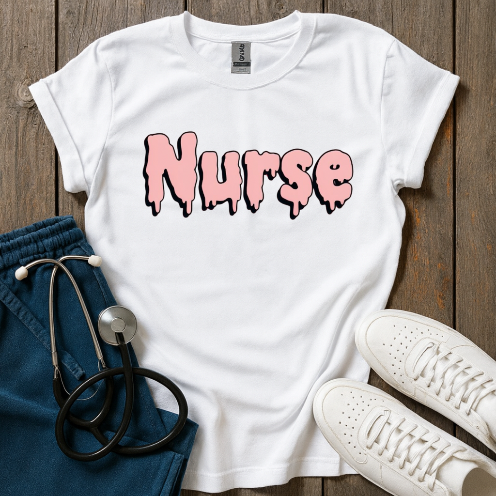 Pink Melt Nurse T-Shirt